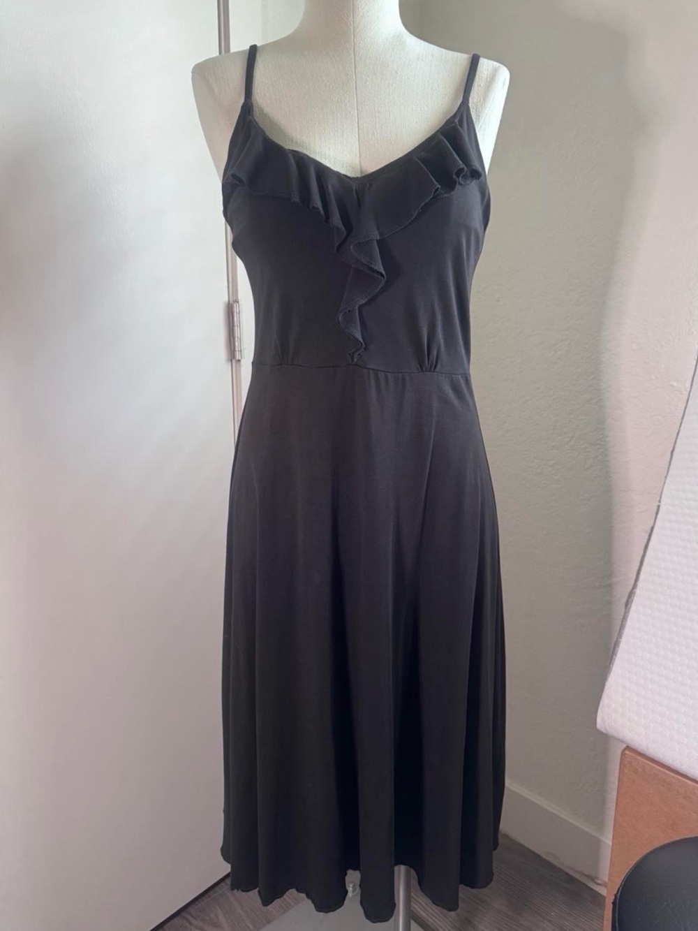 Patagonia woman’s black dress with built in bra